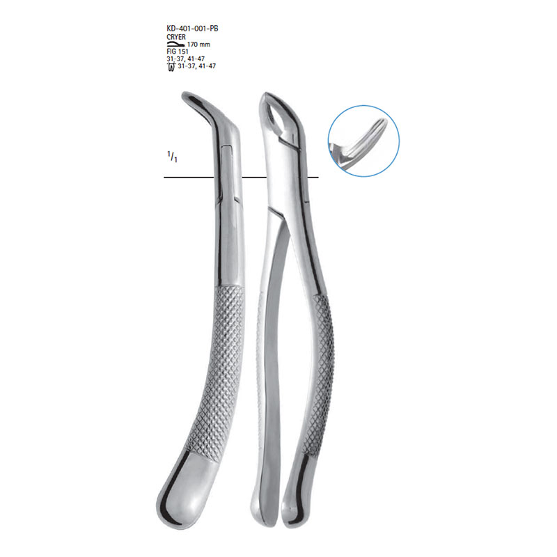 Extracting forcep - American pattern