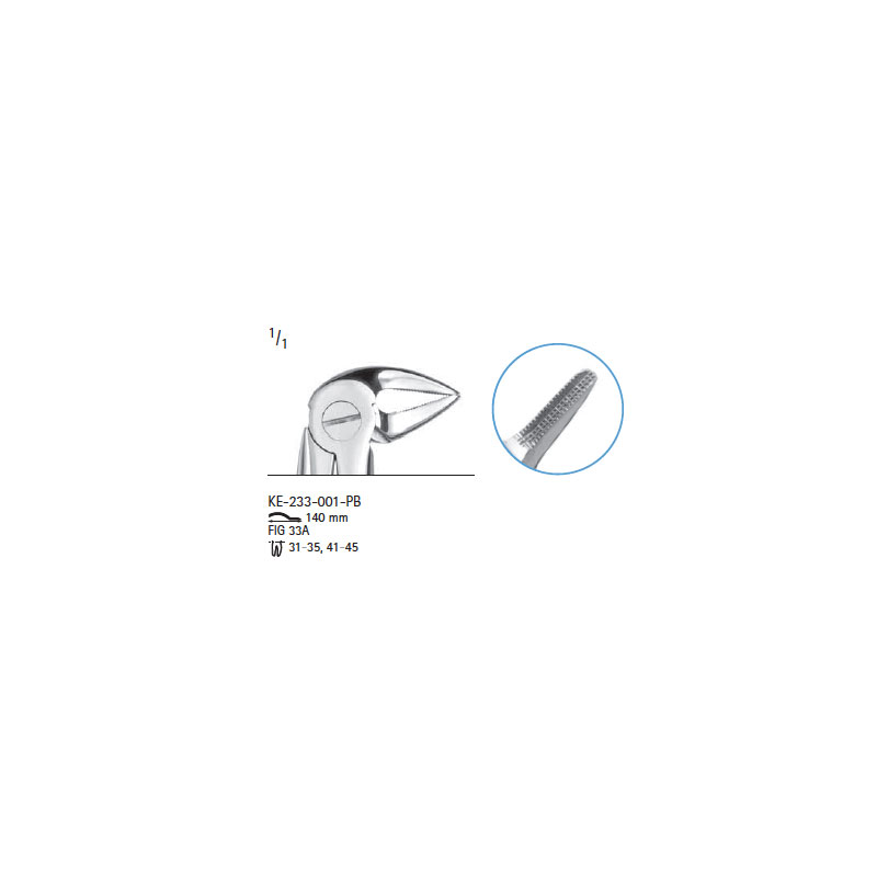 Extracting forceps # fig. 33A